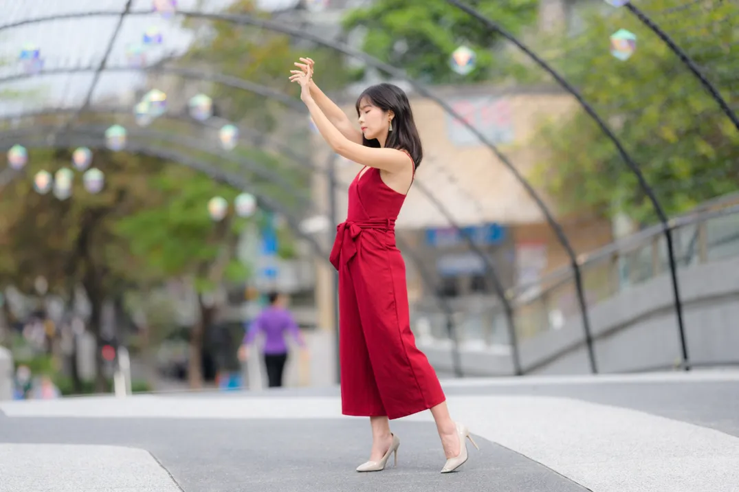 [Mzsock] NO.217 YoYo elegant jumpsuit with high heels street photography#[105P]-56