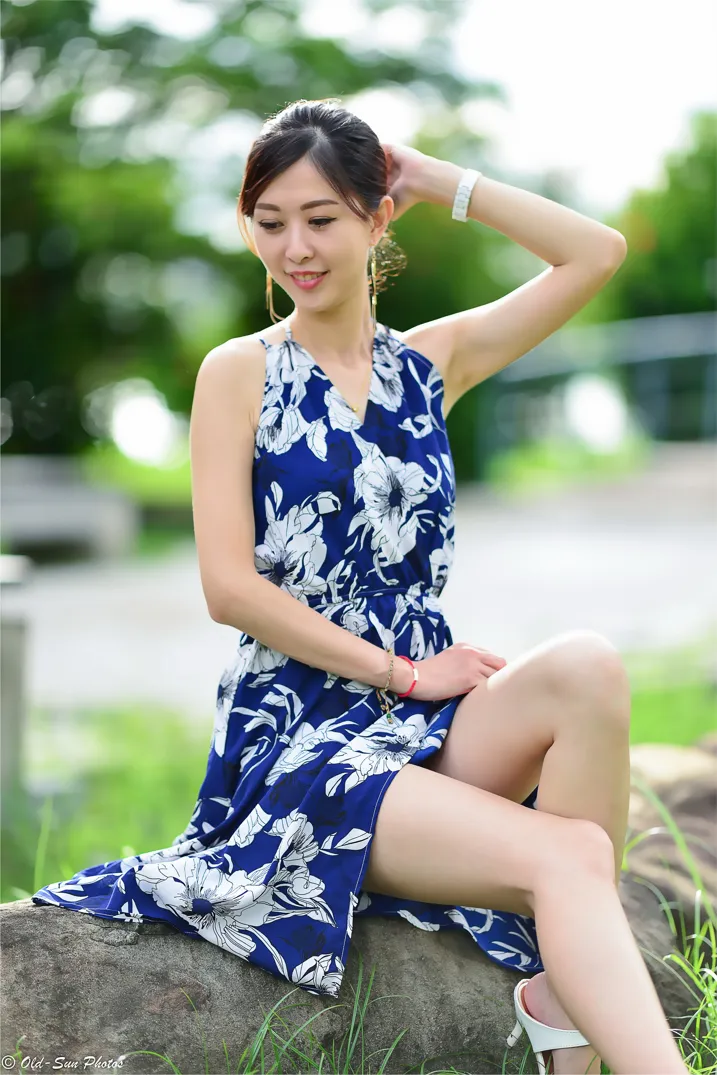 [Mzsock] NO.196 Zhao Tingting dress with cool and high legs street photography#[105P]-30